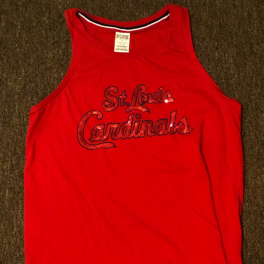 PINK STL Cardinals Tank